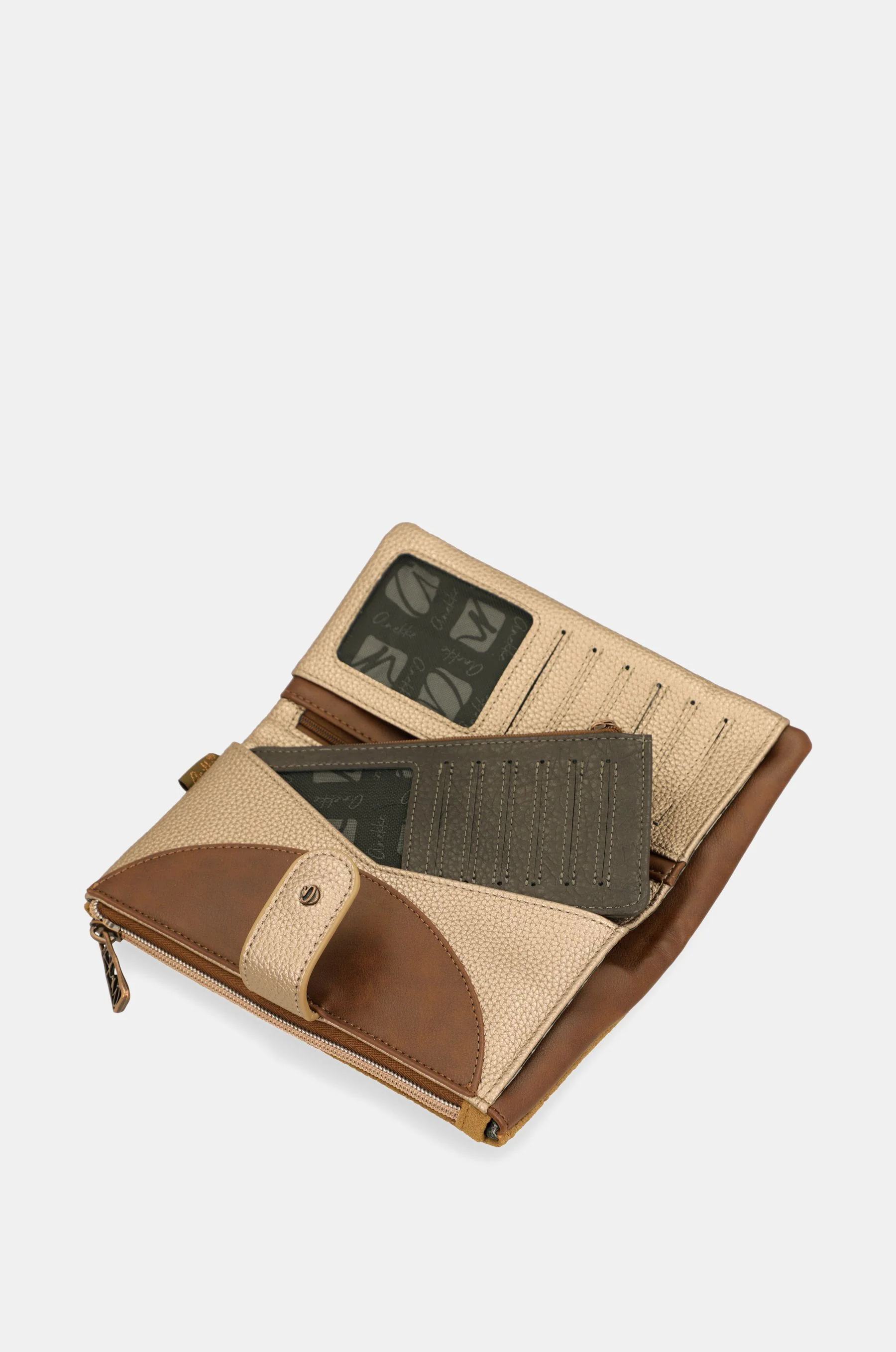 Large soft wallet Camel - Image 9