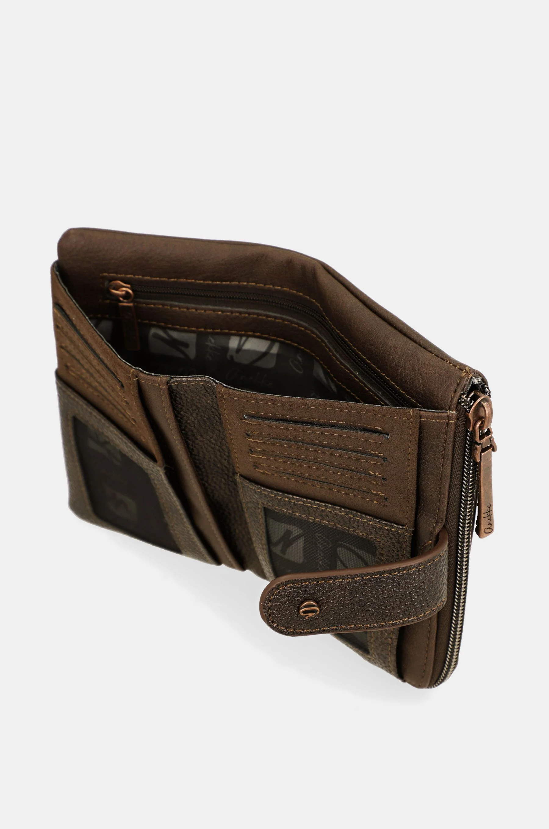 Medium soft wallet Mocha - Image 10