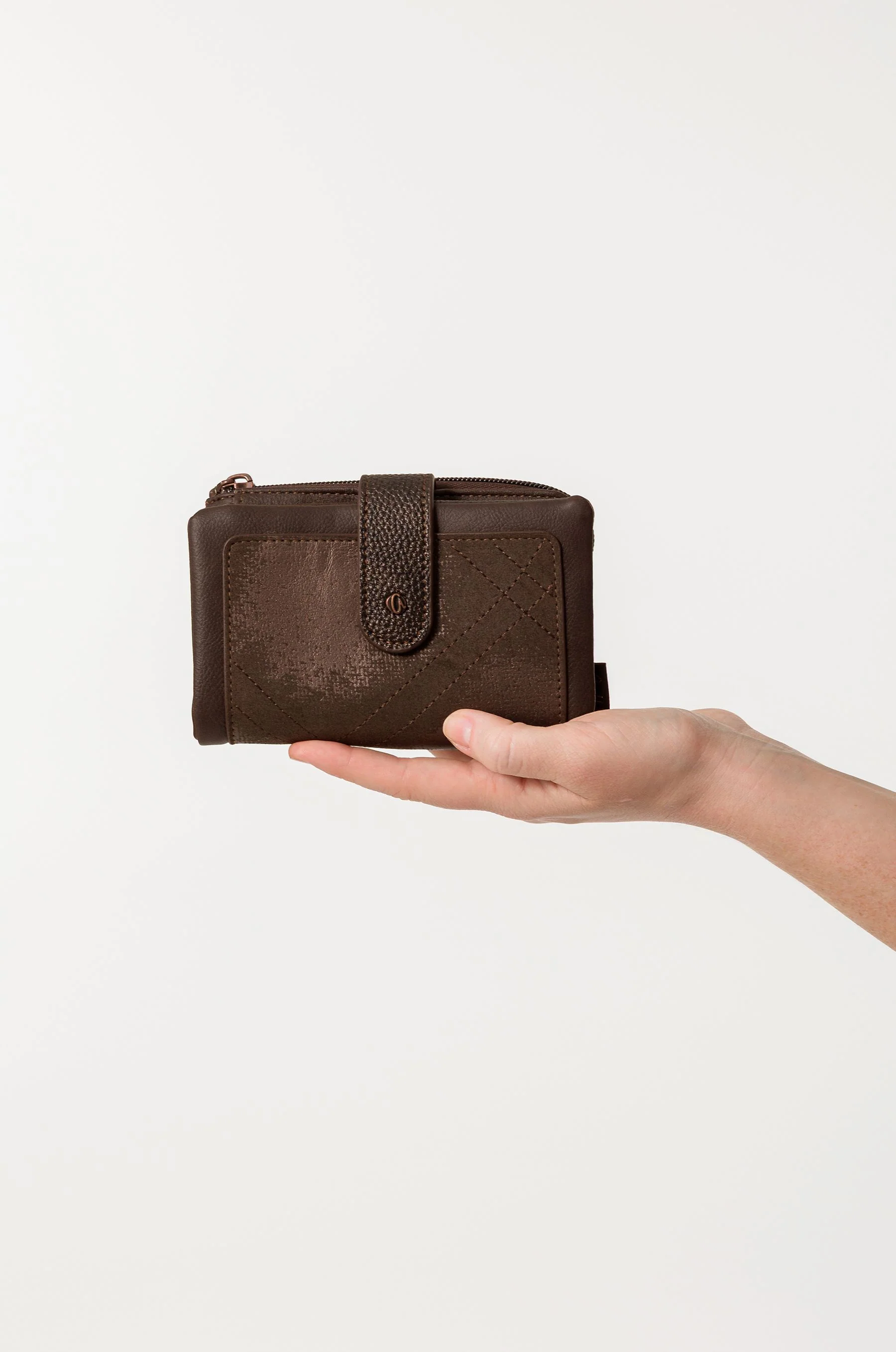 Medium soft wallet Mocha - Image 2