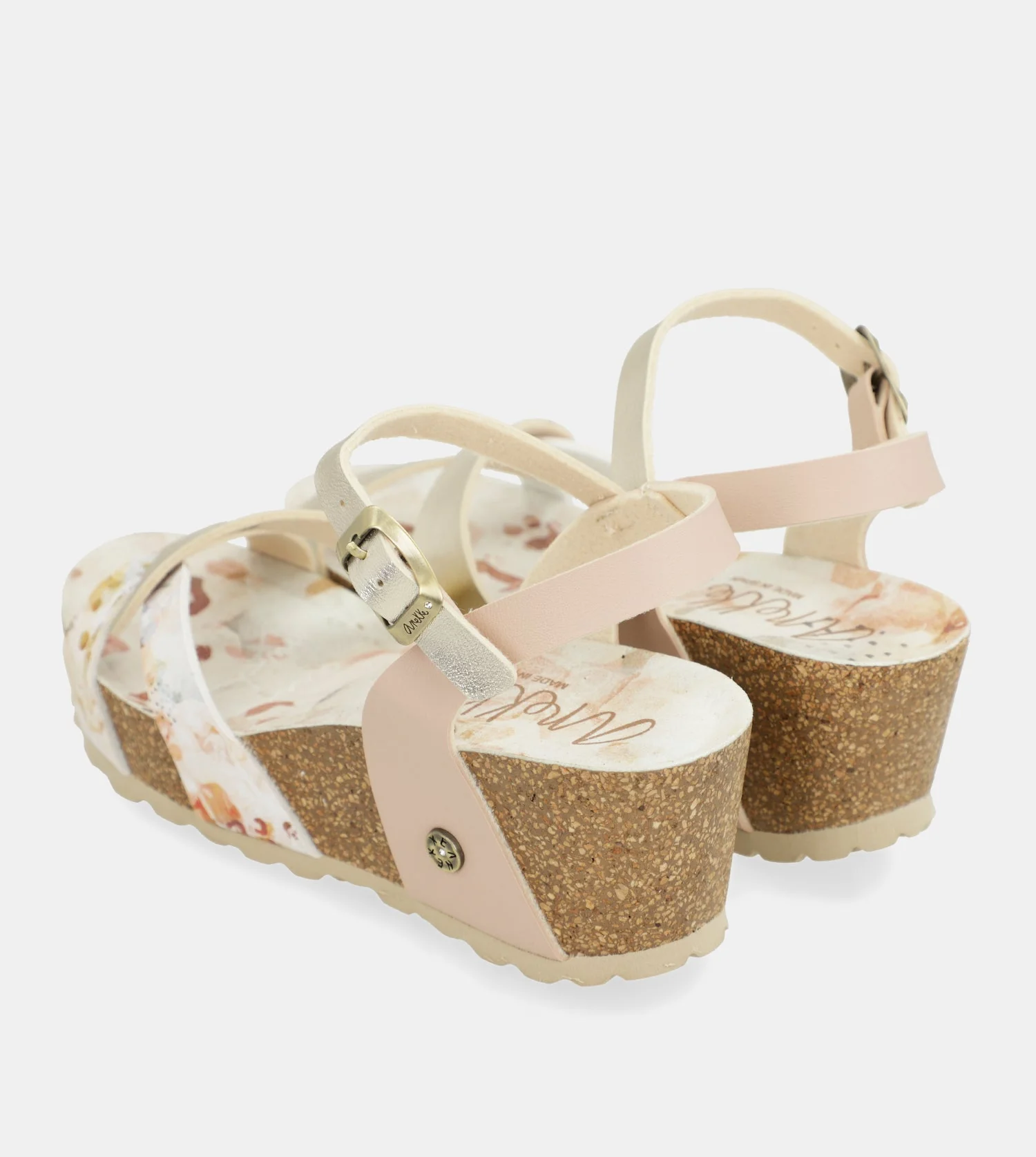 Wedge sandals bio white straps - Image 6