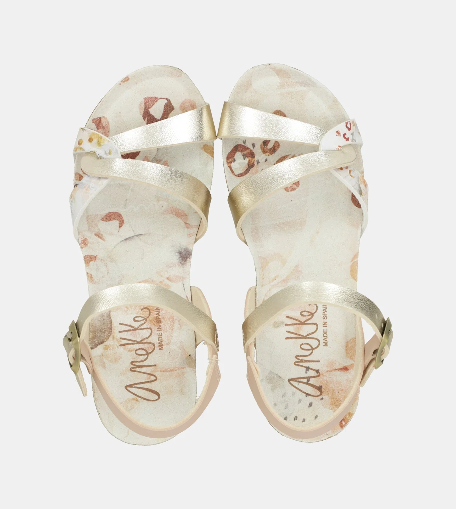 Wedge sandals bio white straps - Image 7