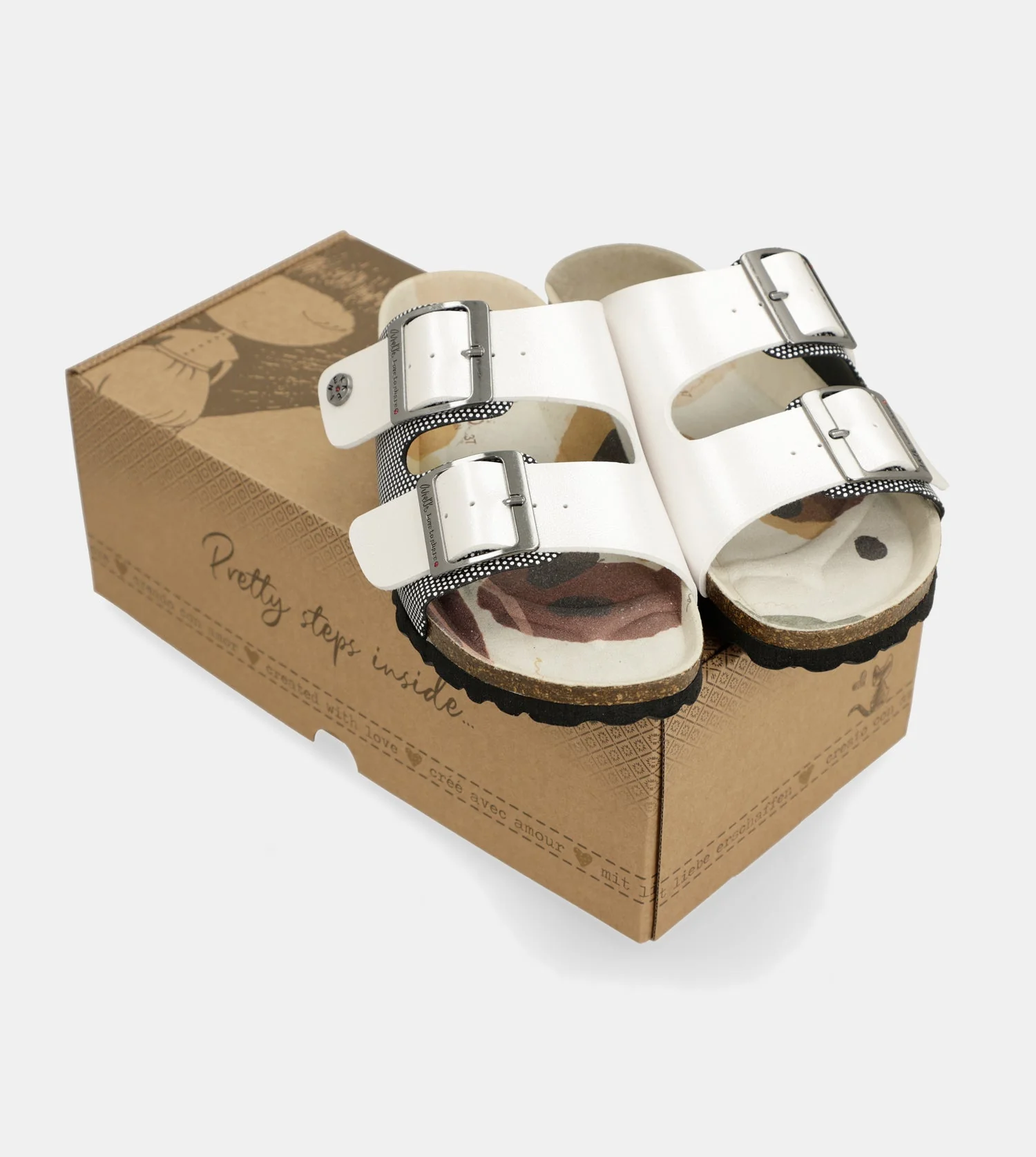 White bio sandals lunares - Image 9
