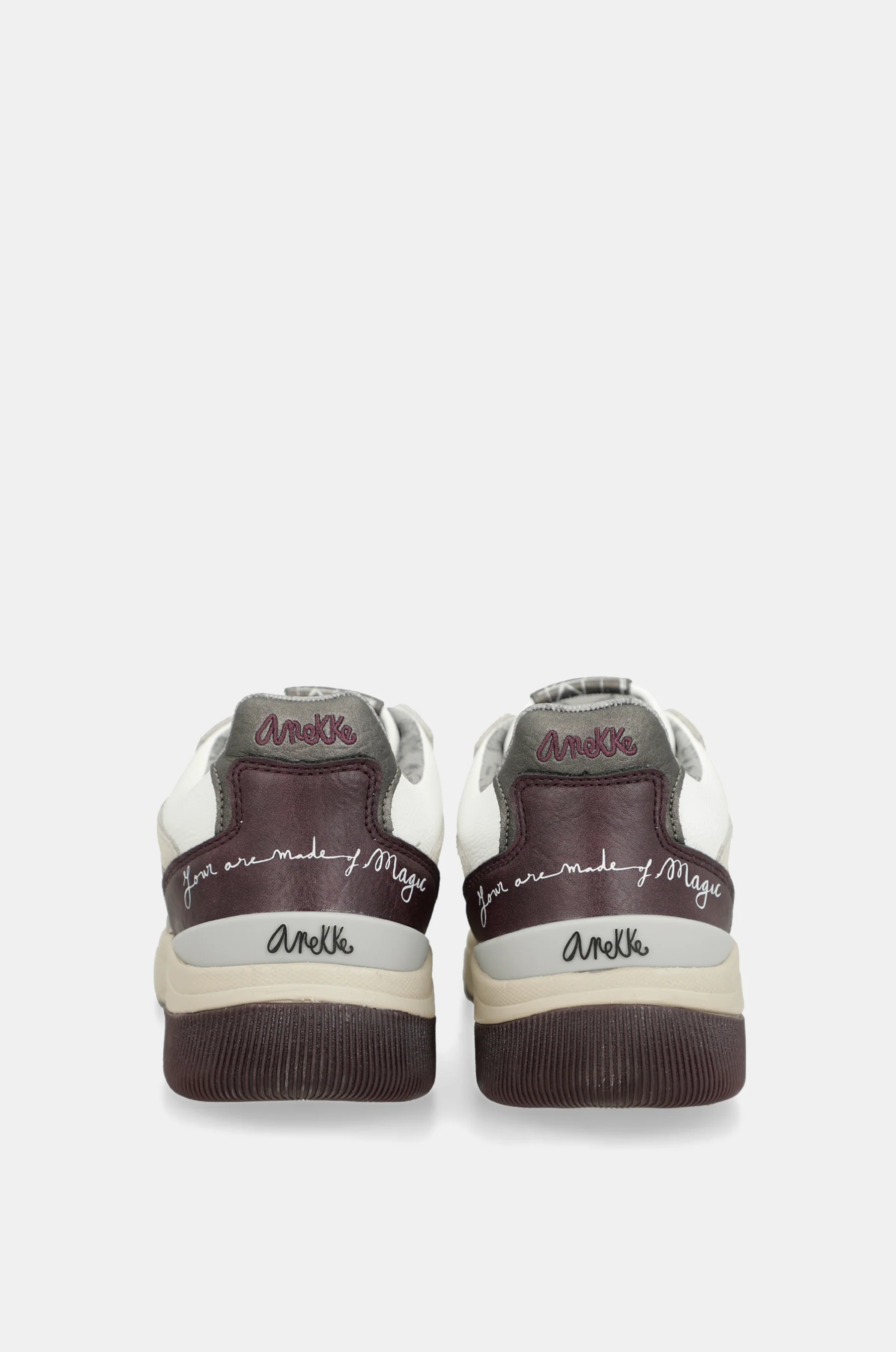 White & burgundy sneakers - Image 7