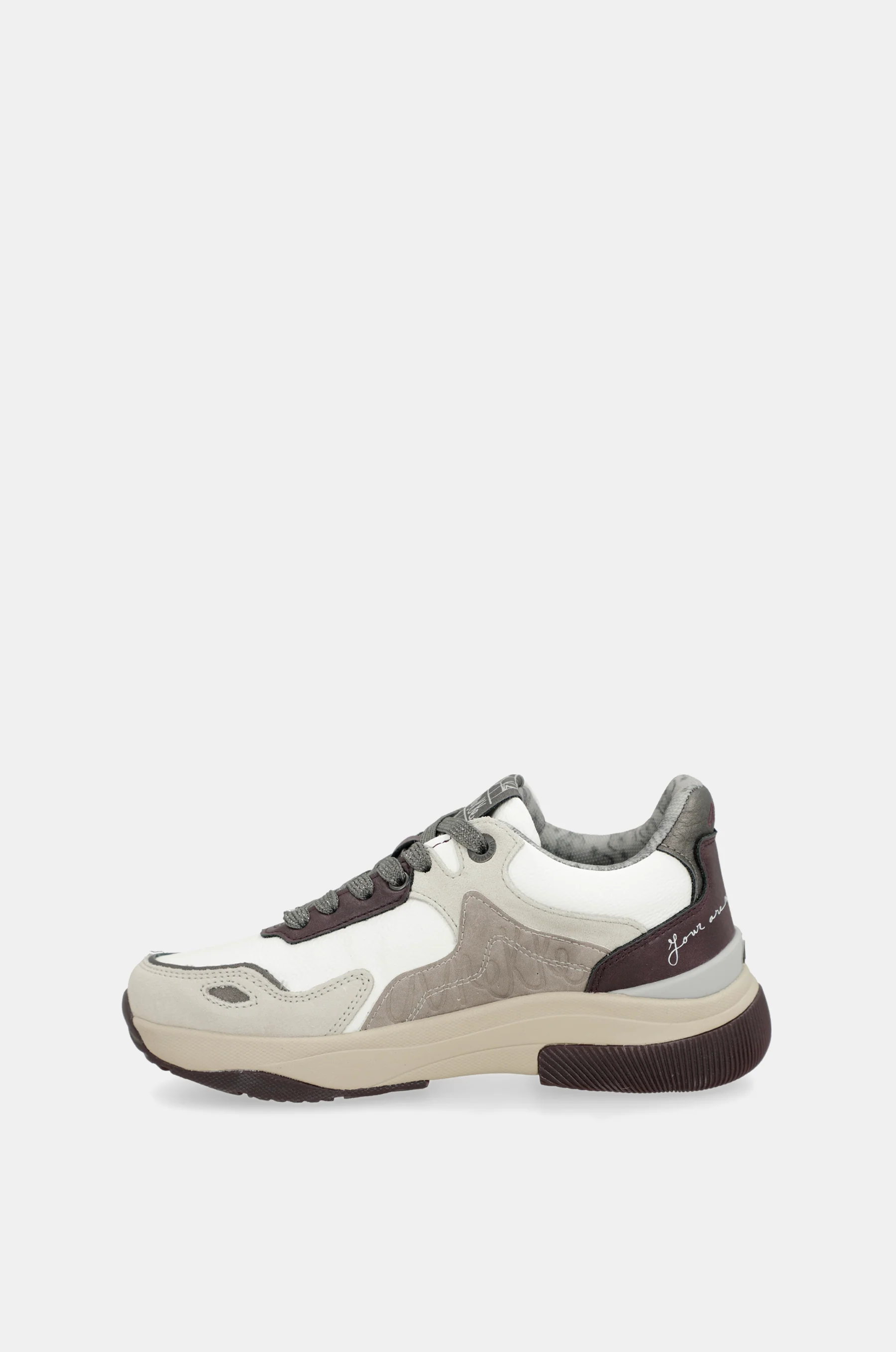 White & burgundy sneakers - Image 8