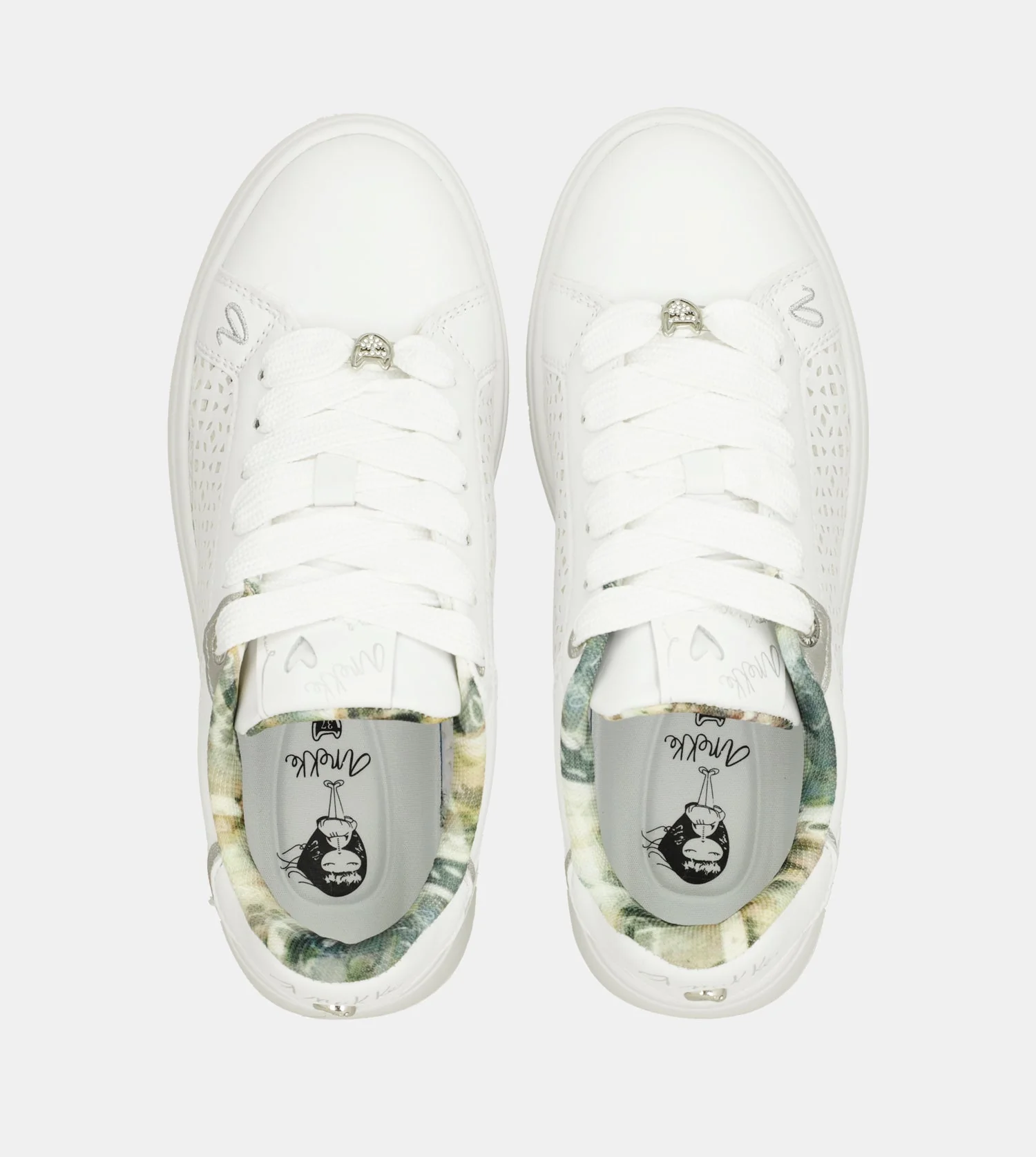 White Spotted Sneakers - Image 4