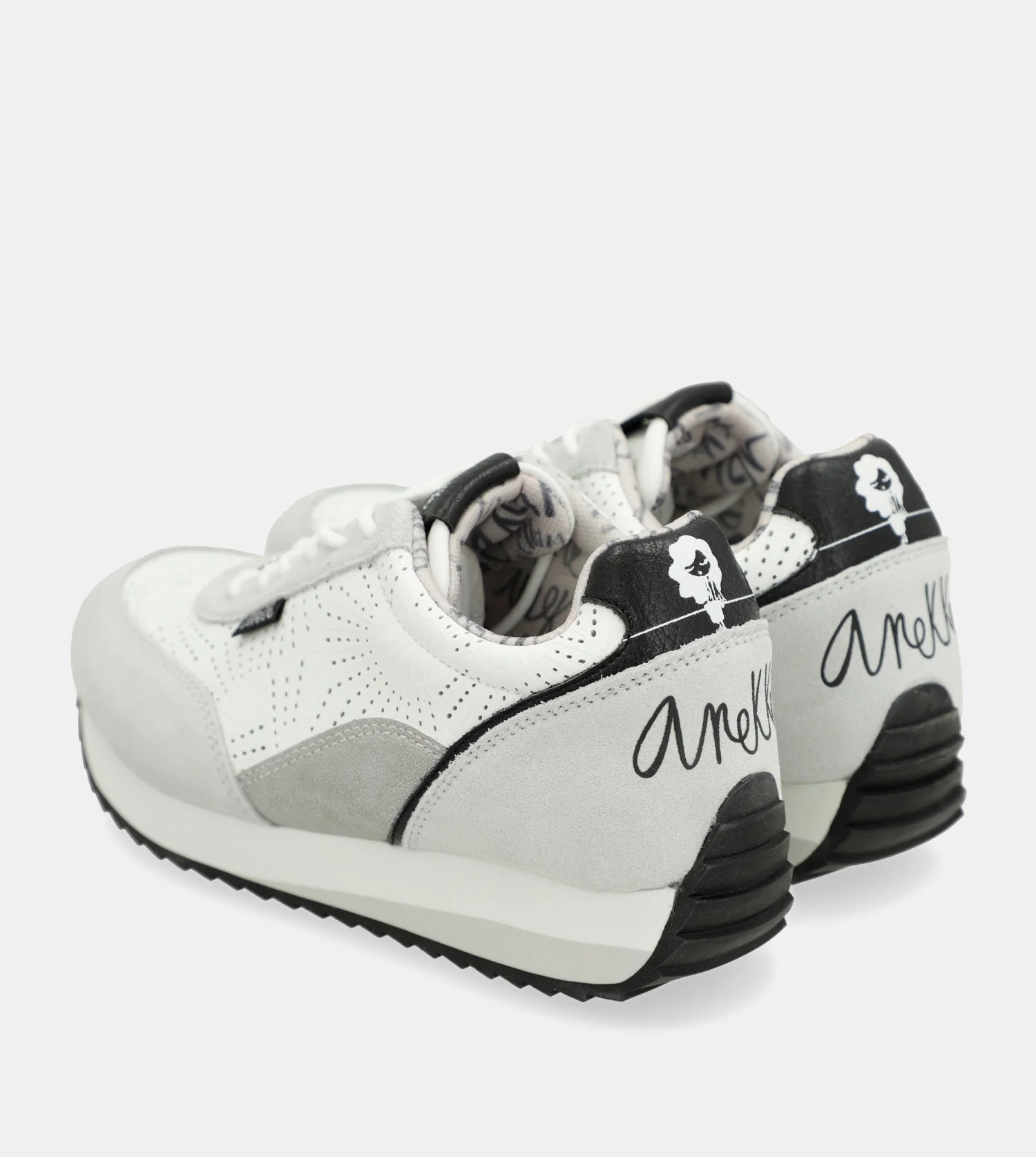 White Polka Dot Sneakers - Image 7