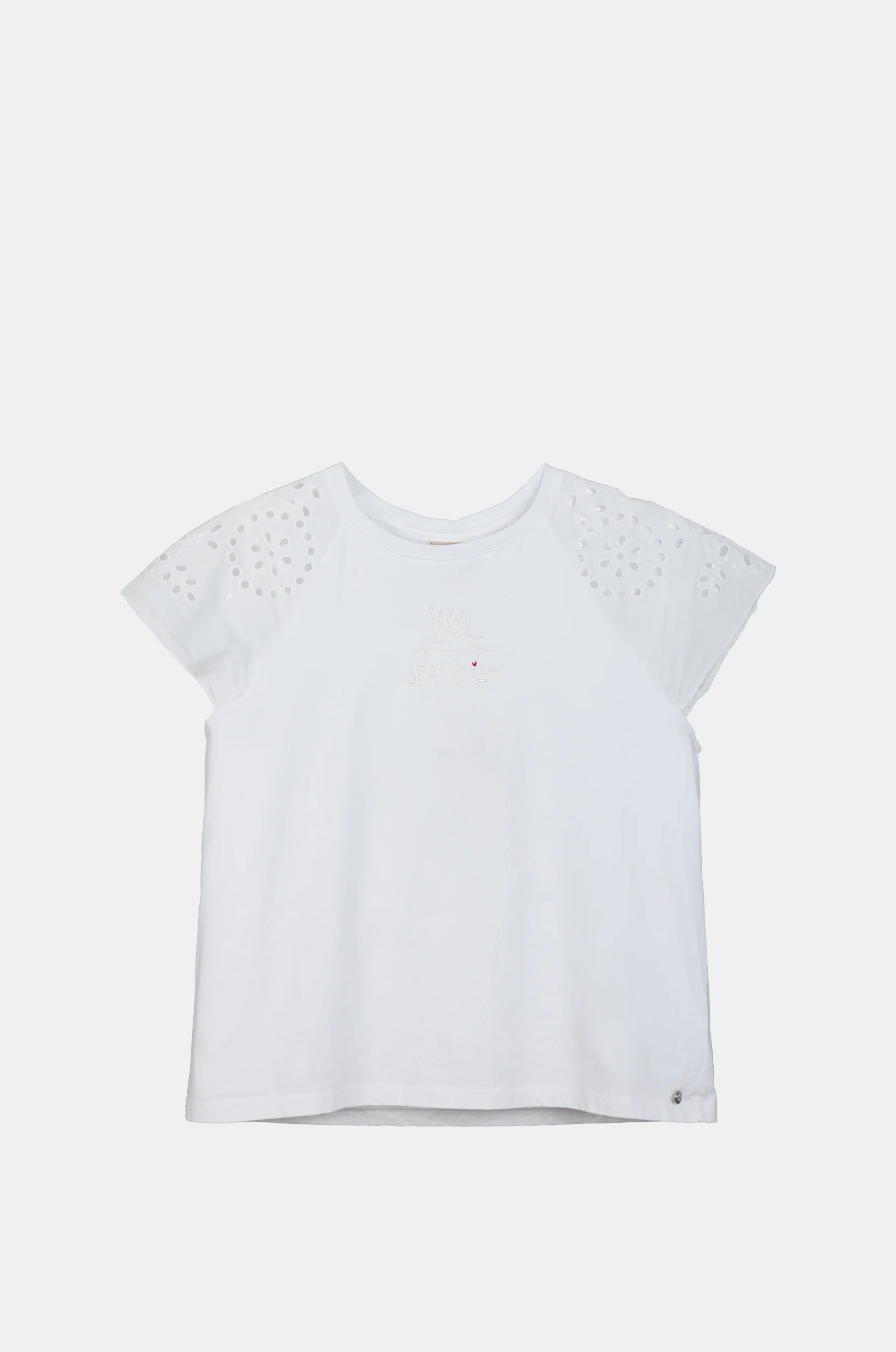 White short-sleeve T-shirt Anekke