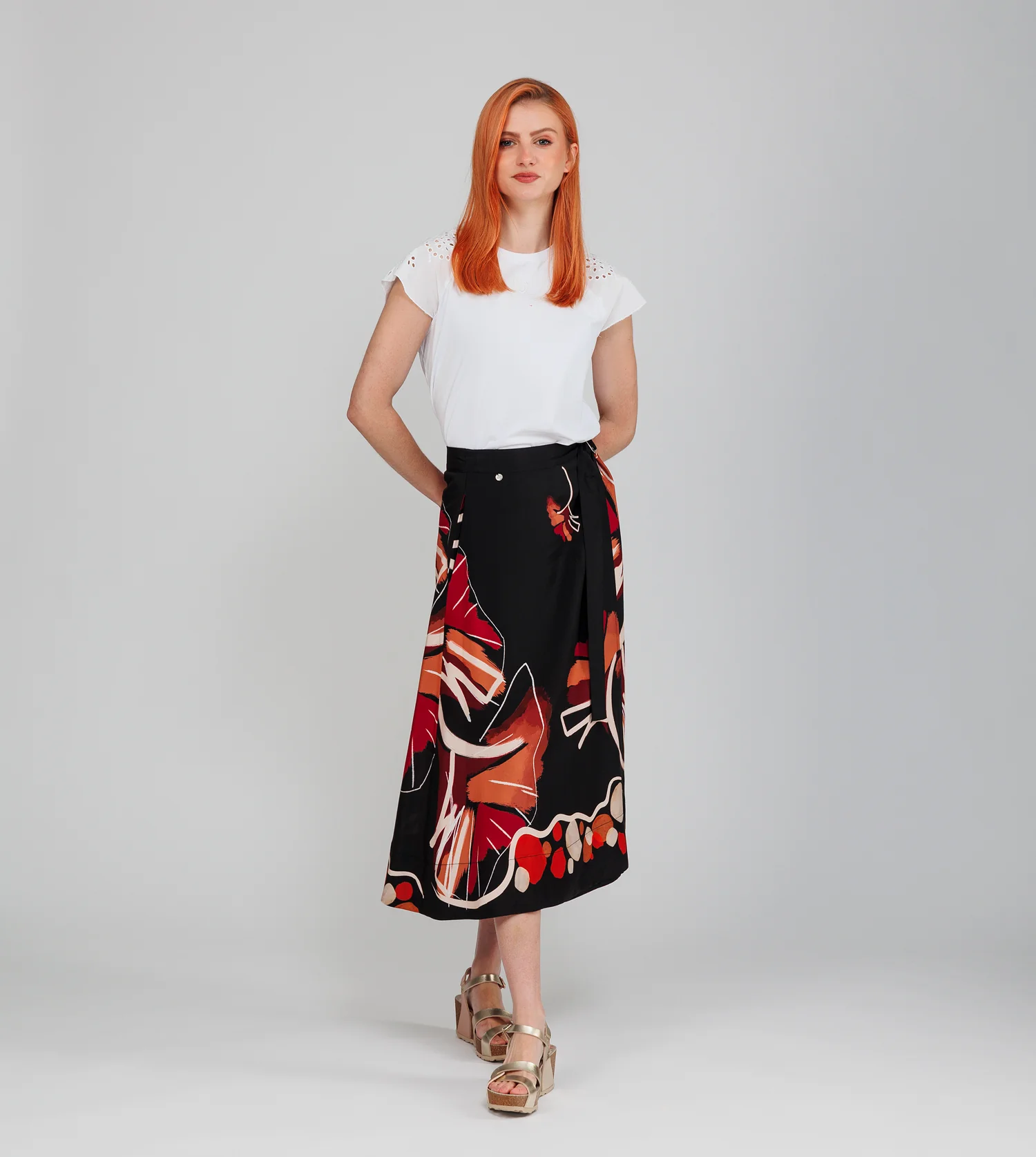 White short-sleeve T-shirt Anekke - Image 4