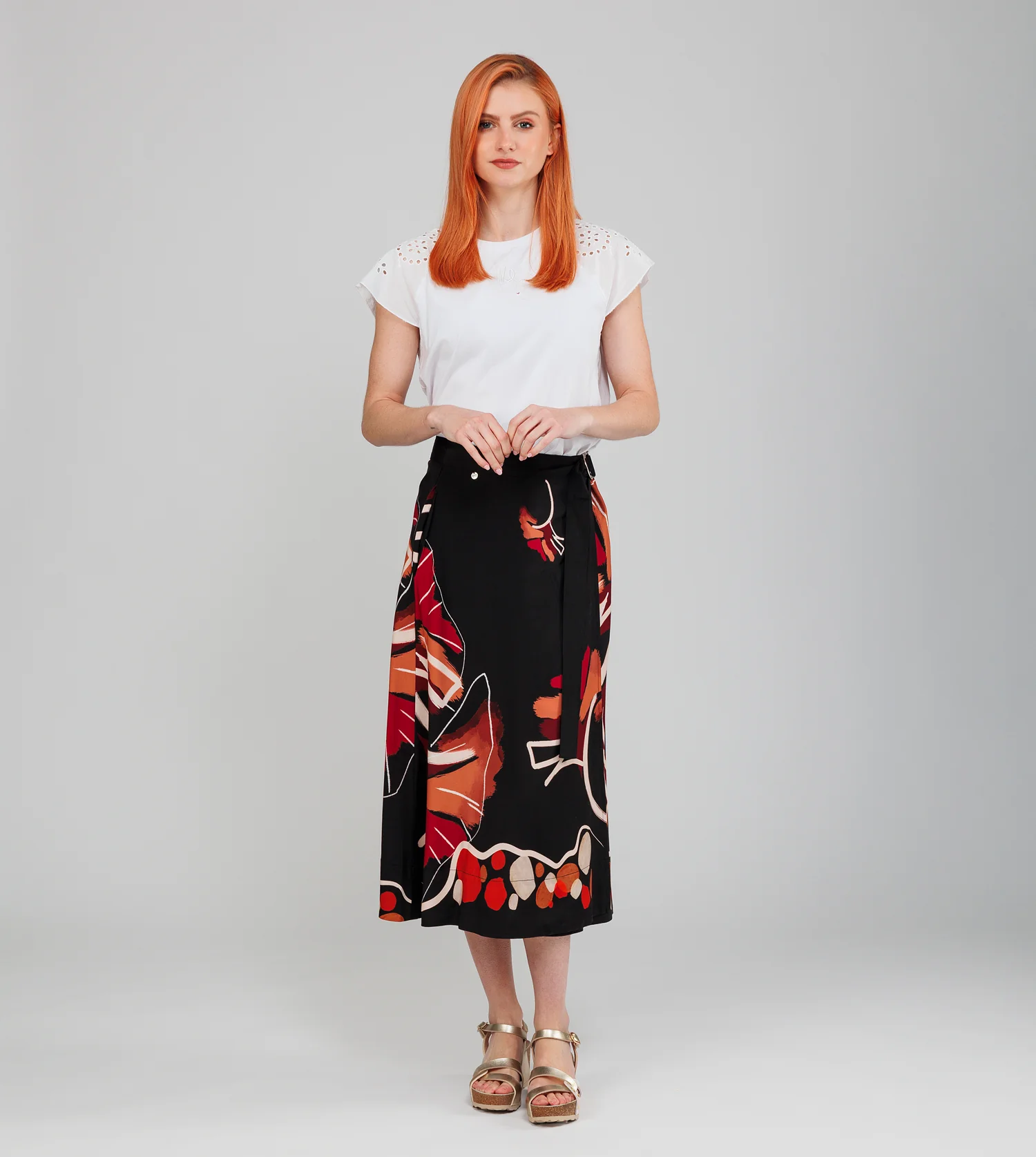 White short-sleeve T-shirt Anekke - Image 5