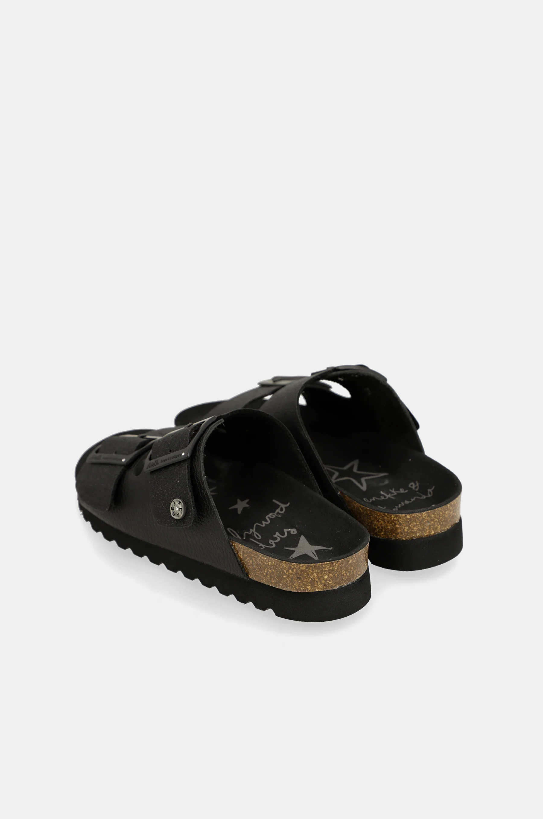 Women's black bio sandals - Image 4