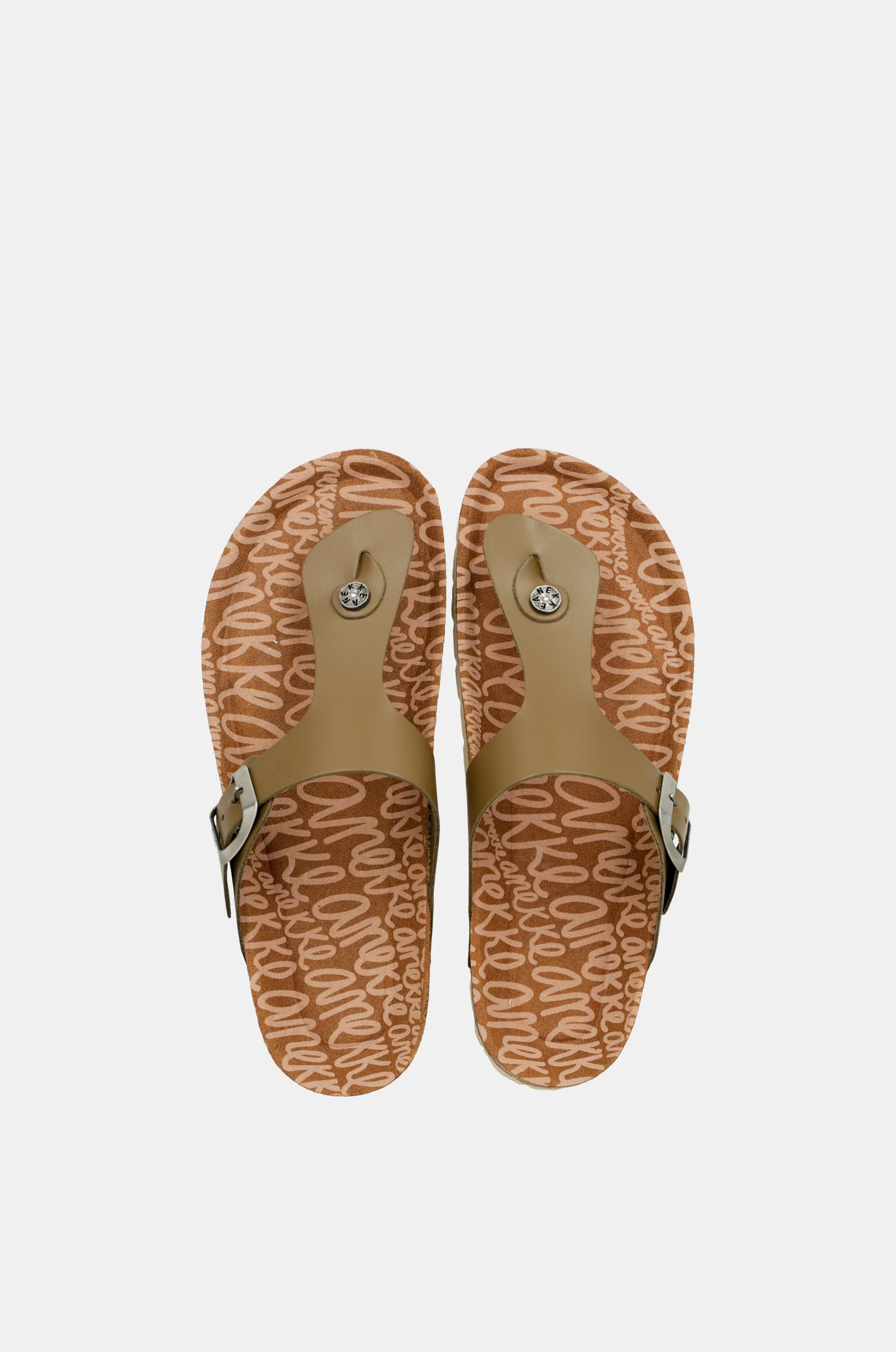 Women's green bio sandals - Image 3
