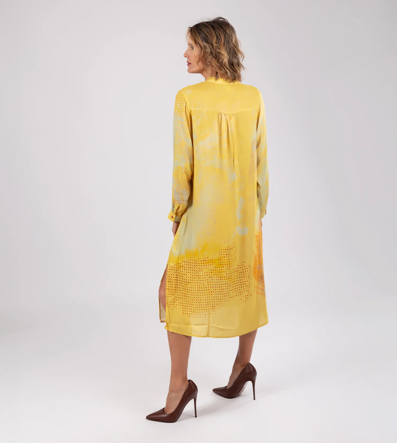 Yellow shirt dress - Image 4
